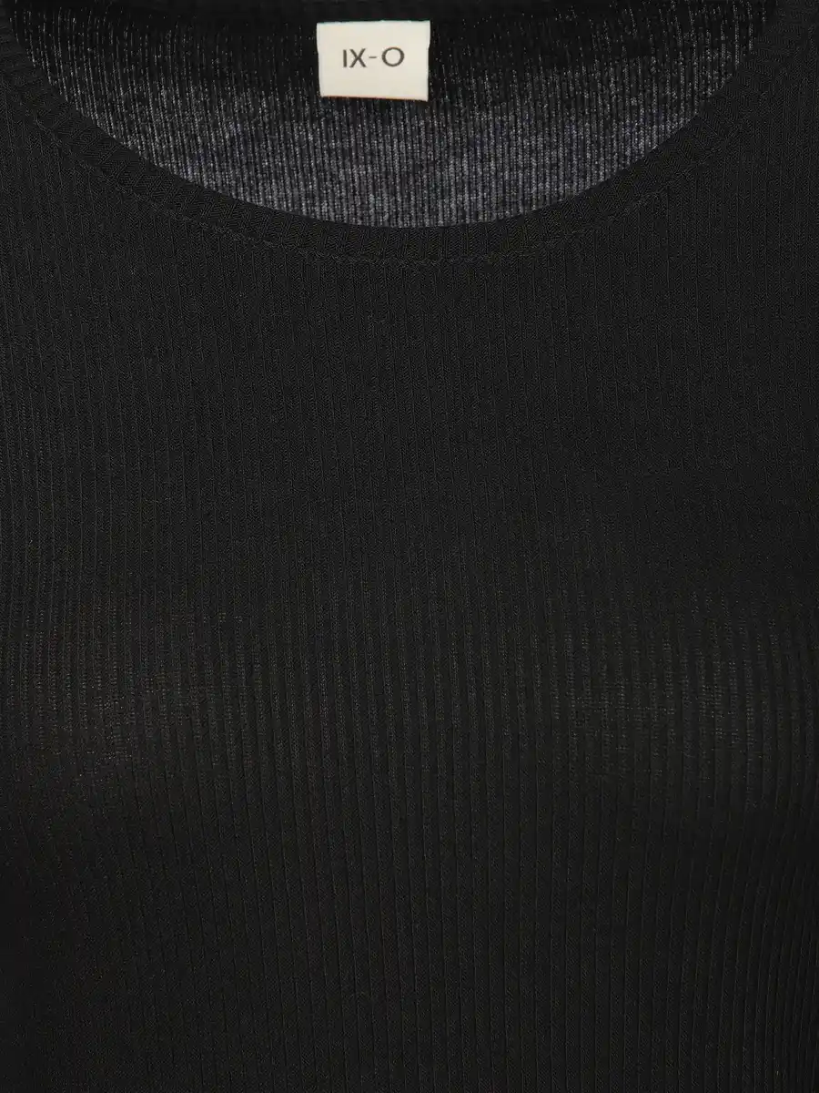 Bild 3 von Damen Langarmshirt in Ripp-Optik Schwarz