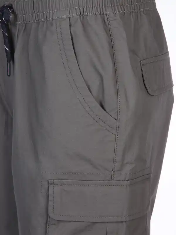 Bild 4 von Herren Cargoshorts mit Bindekordel Grau