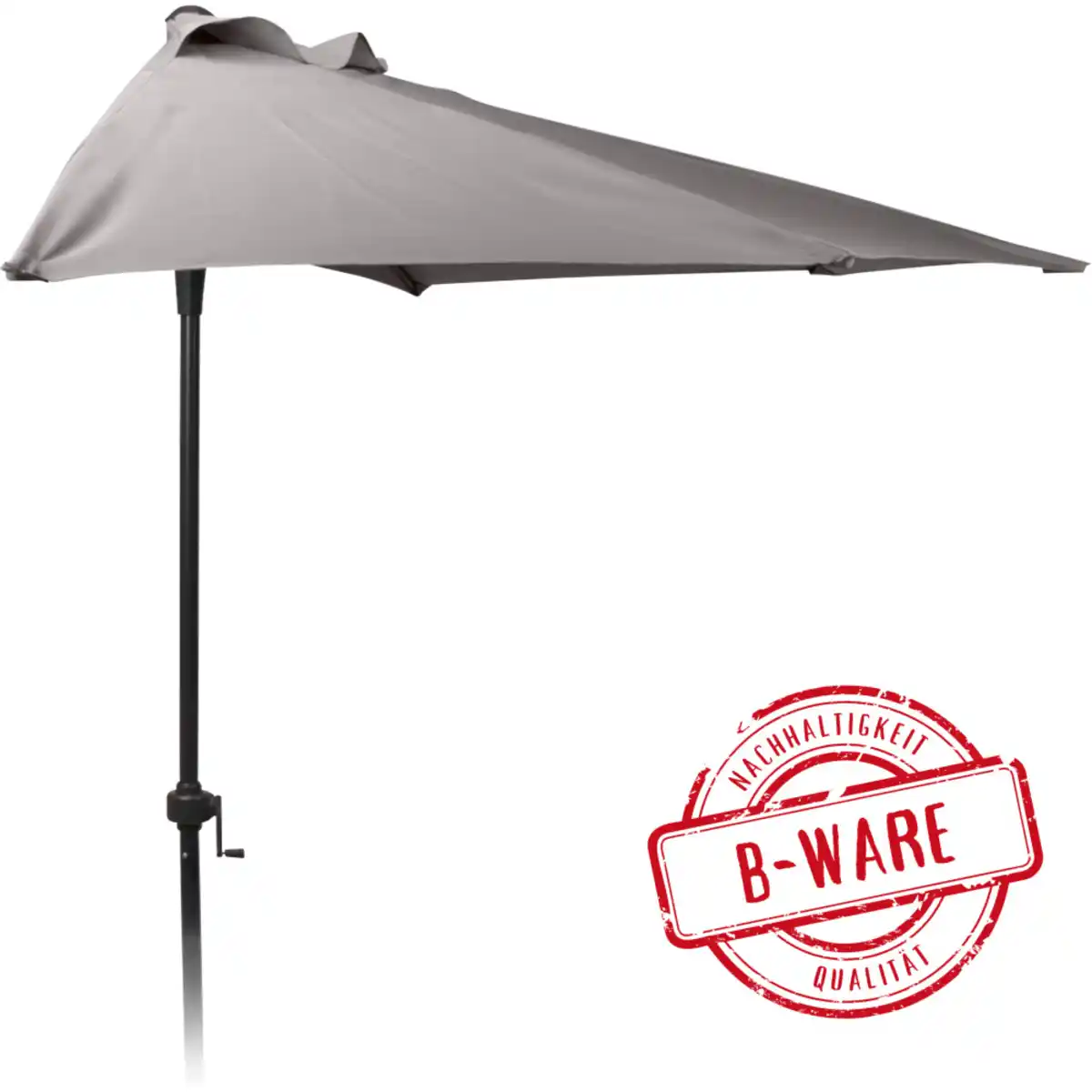 Bild 1 von Balkon Sonnenschirm halbrund 250 cm - B-Ware