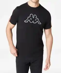 Kappa T-Shirt, schwarz
