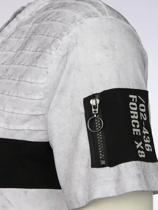 Bild 3 von Herren Henleyshirt im Used Look Weiß