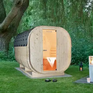 Home Deluxe Outdoor Sauna CUBE XL für bis zu 6 Personen