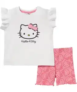 Hello Kitty T-Shirt + Shorts, rosa