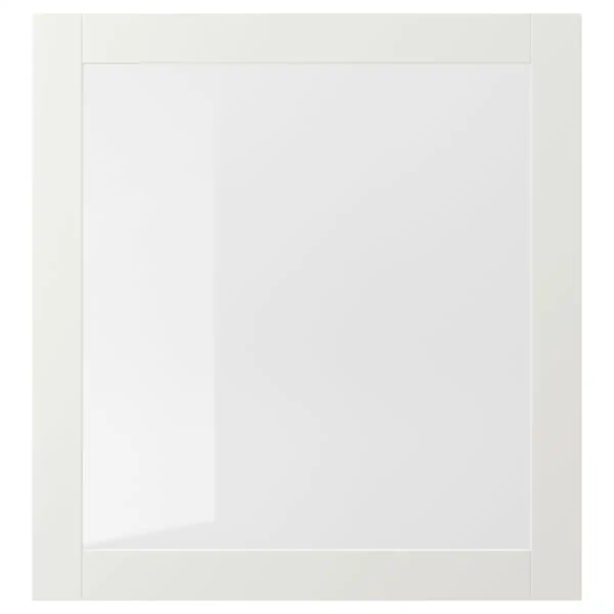 Bild 1 von SINDVIK Vitrinentür, weiß/Klarglas, 60x64 cm