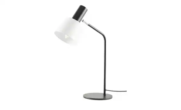 Bild 3 von KHG Tischleuchte, 1-flammig, Metall schwarz/weiß