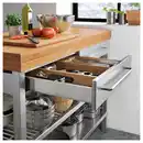 Bild 3 von RIMFORSA Werkbank, Edelstahl/Bambus, 120x63.5x92 cm