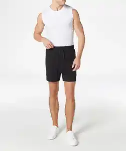 Sport-Shorts mit Taschen, schwarz