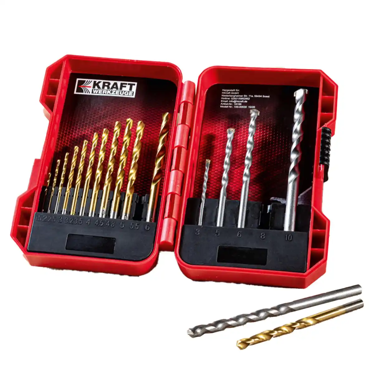 Bild 1 von HSS Kombibohrer-Set 17tlg.
