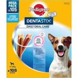 Pedigree Dentastix Daily Oral Care Megapack 105 Stück für kleine Hunde