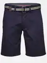 Bild 1 von Herren Chino Bermuda mit Gürtel Marine