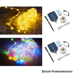 LED Solar Lichterkette 240 LEDs, 2-fach sortiert