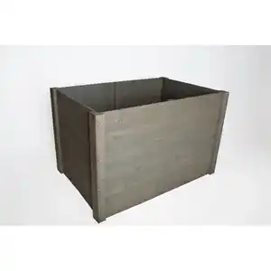 Hochbeet 115 cm x 76 cm x 72 cm Grau