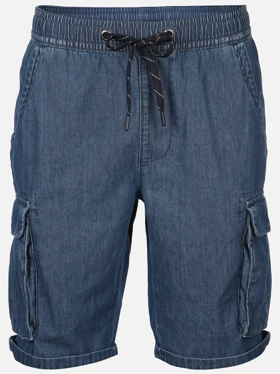 Bild 1 von Herren Cargoshorts mit Bindekordel Blau