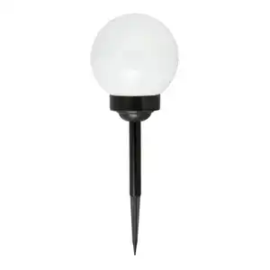 LED Solarkugelleuchte Ø 20 cm mit Bodenspieß