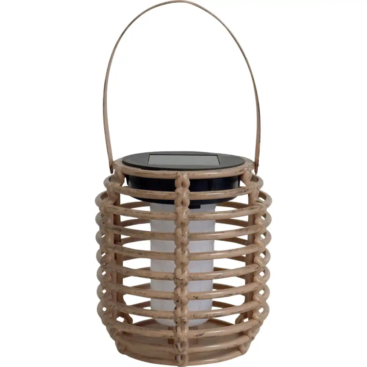 Bild 1 von Solar LED-Tischleuchte Rattanoptik