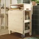 Bild 3 von RESARÖ Klapptisch mit Aufbewahrung mobil, Kiefer