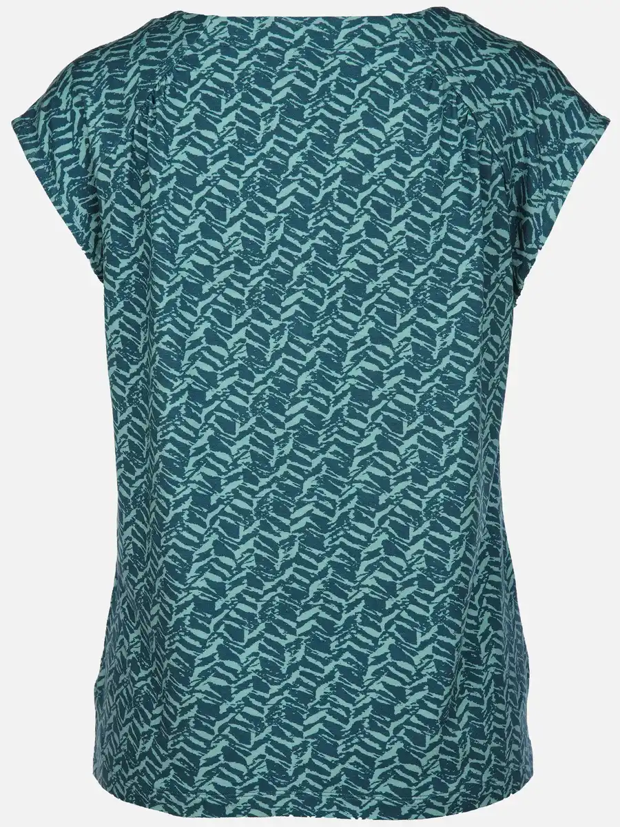 Bild 2 von Damen Shirt mit Alloverprint Blau