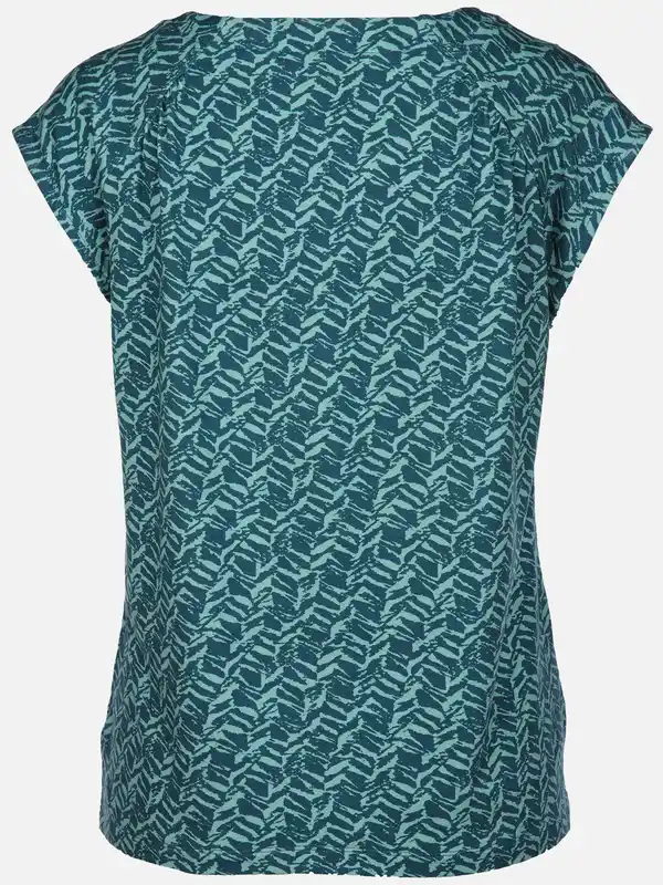Bild 2 von Damen Shirt mit Alloverprint Blau