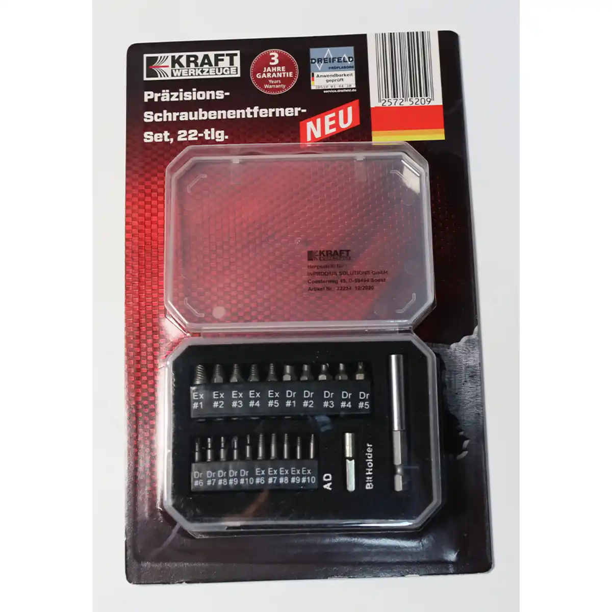 Bild 1 von Präzisions-Schraubenentferner-Set 22-tlg.