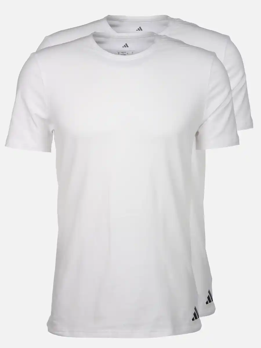 Bild 1 von Herren Unterhemden mit Ärmel im 2er Pack Weiß