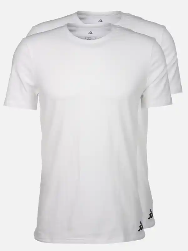 Bild 1 von Herren Unterhemden mit Ärmel im 2er Pack Weiß