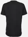 Bild 2 von Herren Henleyshirt in melierter Streifenoptik Schwarz
