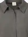 Bild 3 von Damen Langarmbluse mit verdeckter Knopfleiste Grau