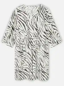 Vero Moda VMDORA DESY 3/4 V-N S Kleid Weiß