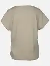 Bild 2 von Damen Shirt mit abgeschrägten Ärmeln Beige