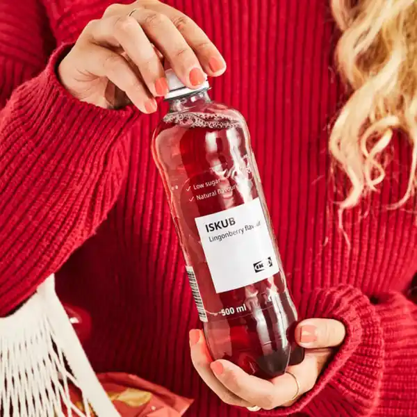 Bild 4 von ISKUB Sprudelgetränk, Preiselbeergeschmack/mit Zucker und Süßstoffen, 500 ml