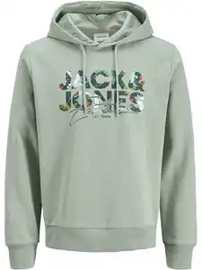 Jack&Jones JJGEPLAS SWEAT Hoodie Grün