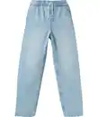 Bild 1 von Jeans mit Tunnelzug, jeansblau hell ausgewaschen