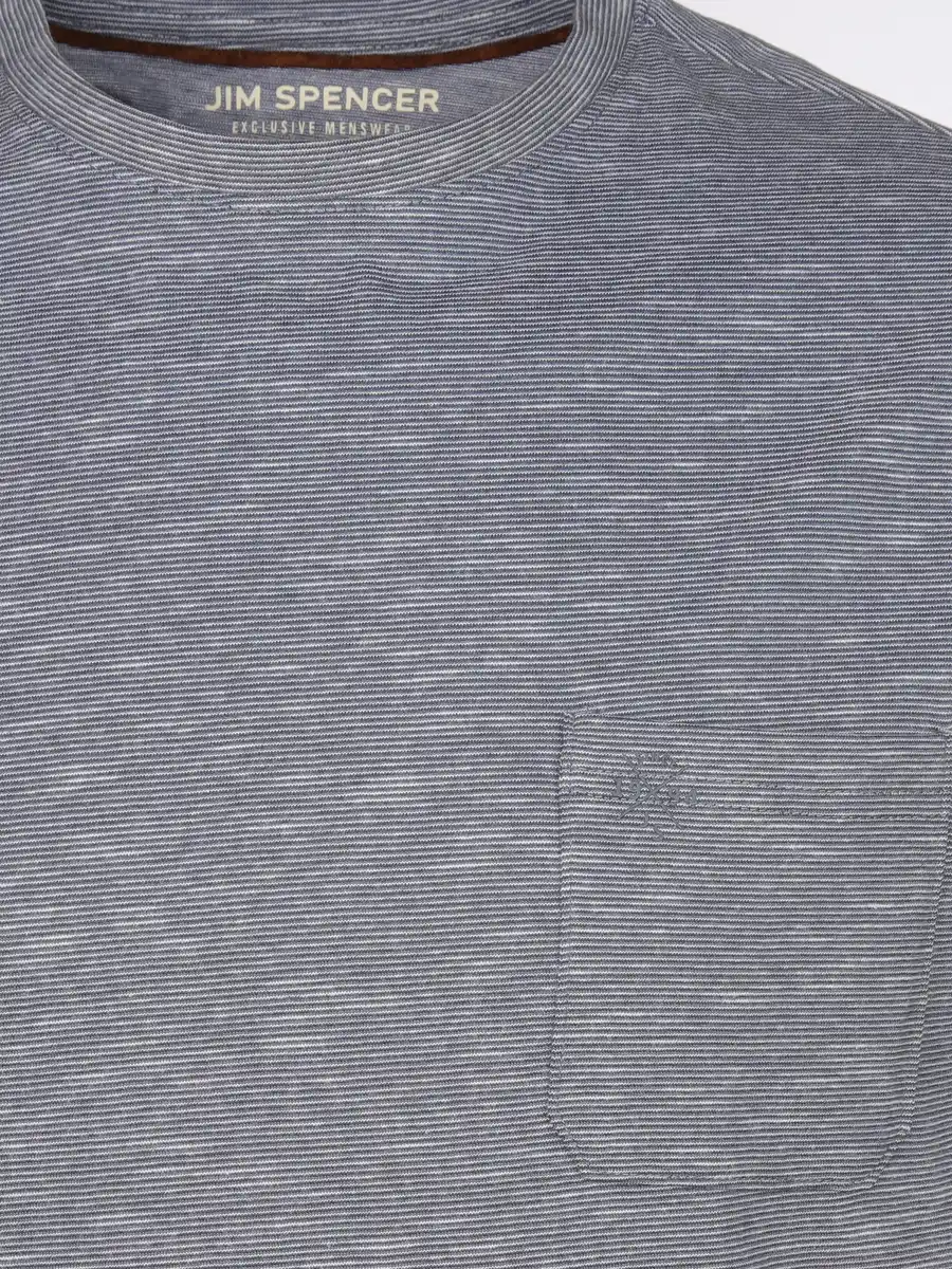 Bild 3 von Herren T-Shirt mit Brusttasche Blau