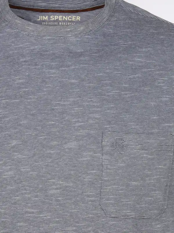 Bild 3 von Herren T-Shirt mit Brusttasche Blau