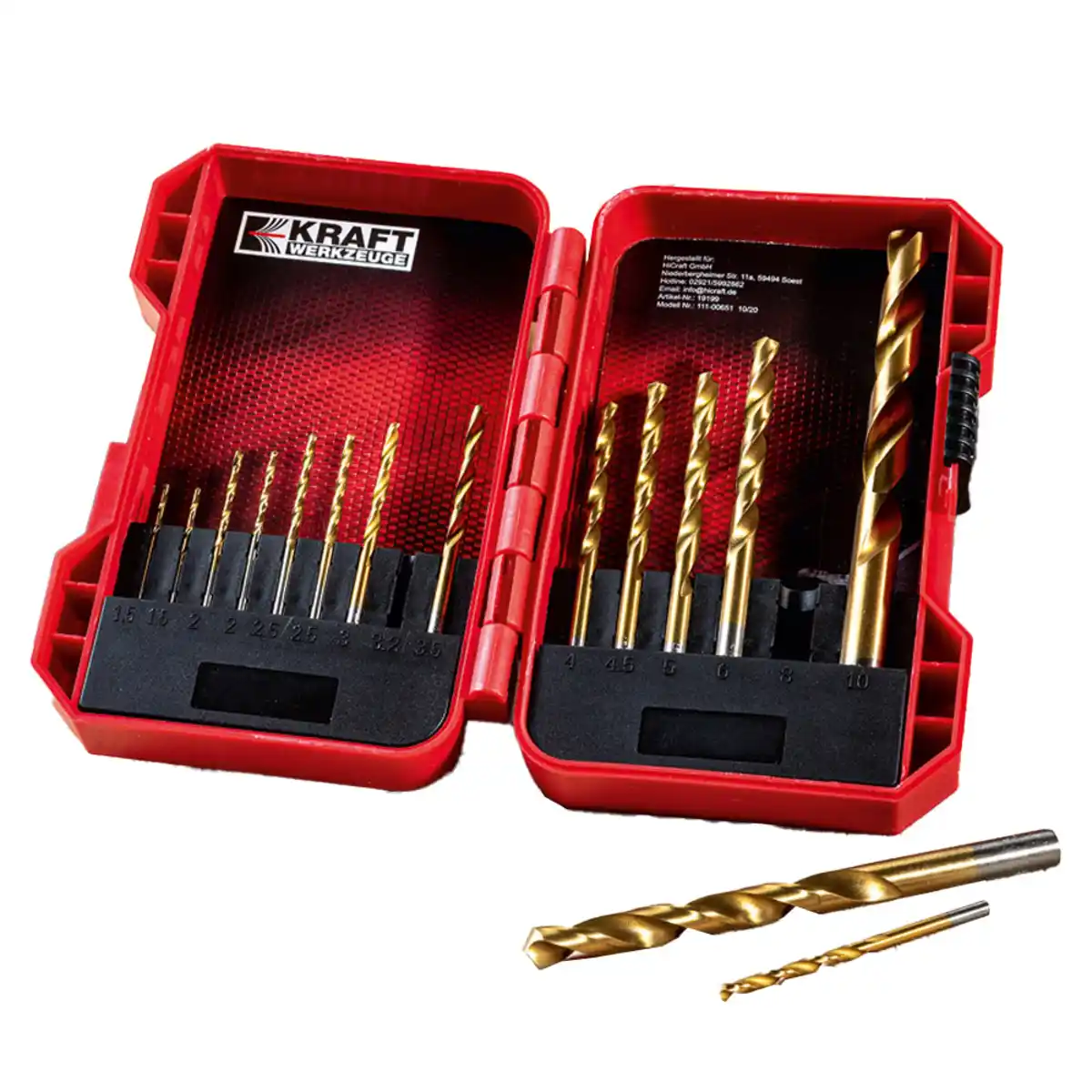 Bild 1 von HSS Kombibohrer-Set 15tlg.