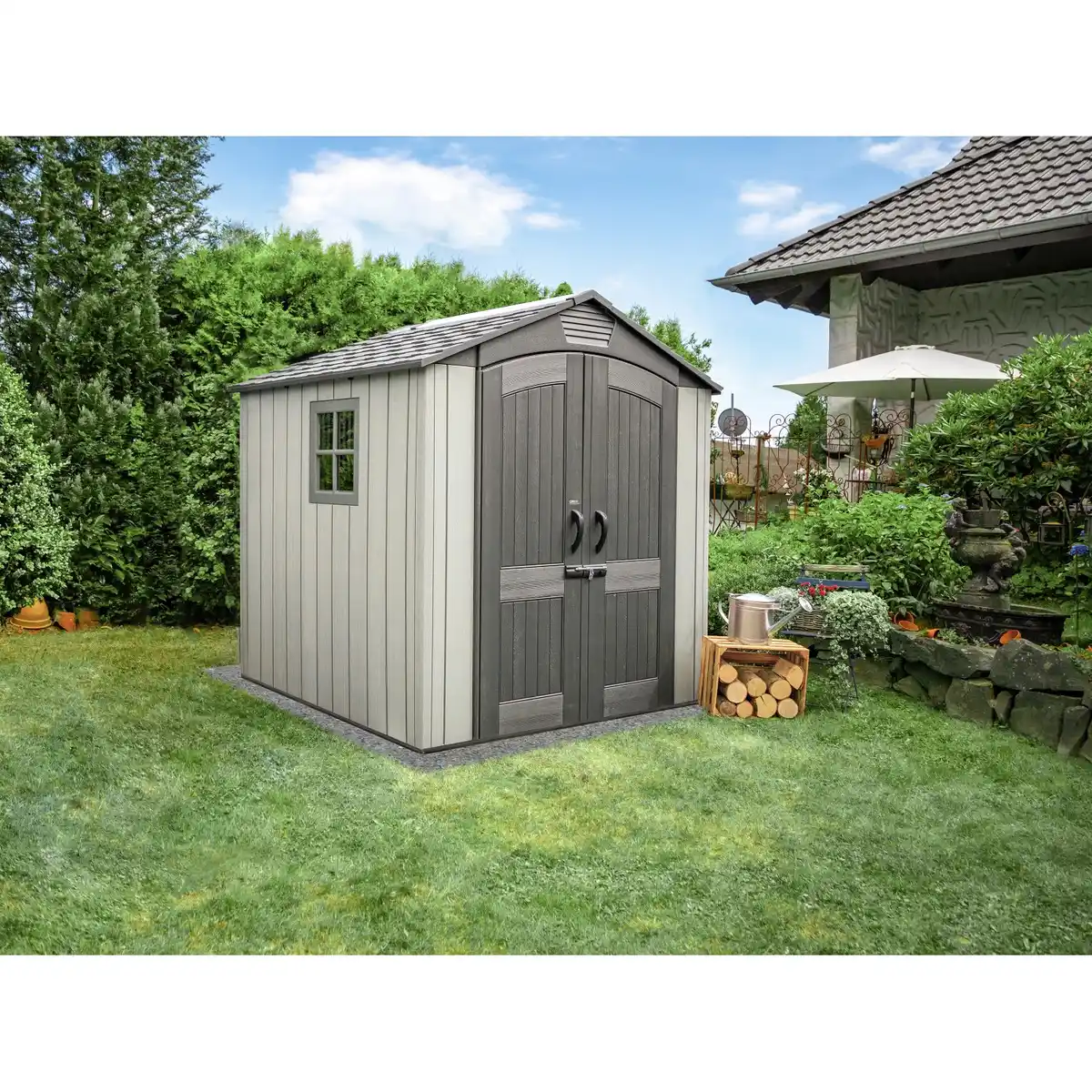 Bild 2 von Lifetime Kunststoff-Gerätehaus Terra 7,02 m²