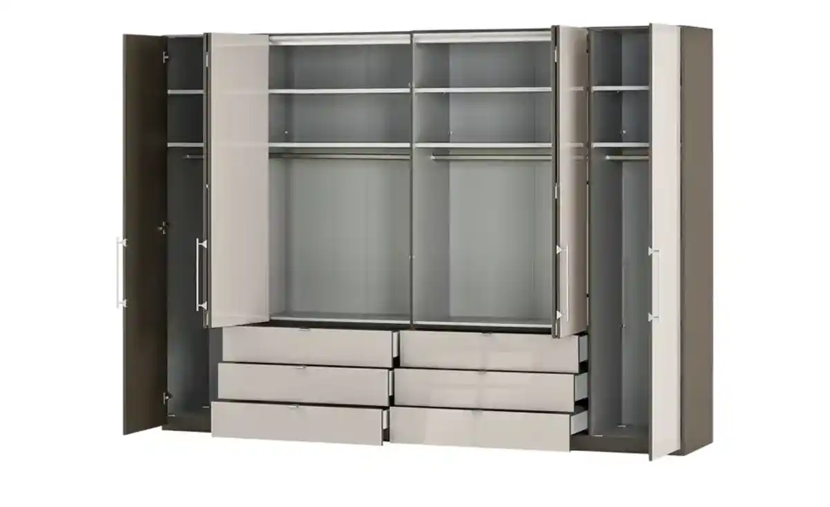 Bild 4 von Falttüren-Panoramaschrank, 6-türig Beda