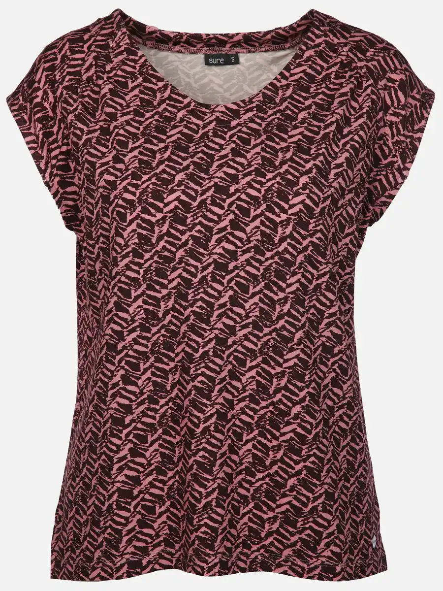 Bild 1 von Damen Shirt mit Alloverprint Lila