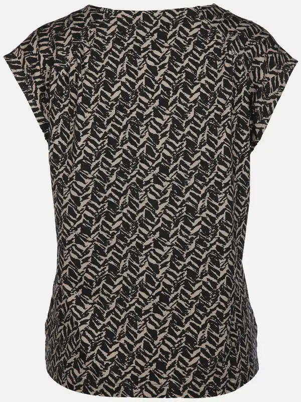 Bild 2 von Damen Shirt mit Alloverprint Beige