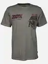 Bild 1 von Herren Shirt mit Print Grau
