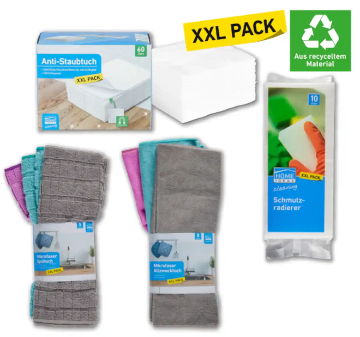 Bild 1 von HOME IDEAS CLEANING Reinigungshelfer in XXL-Packung*