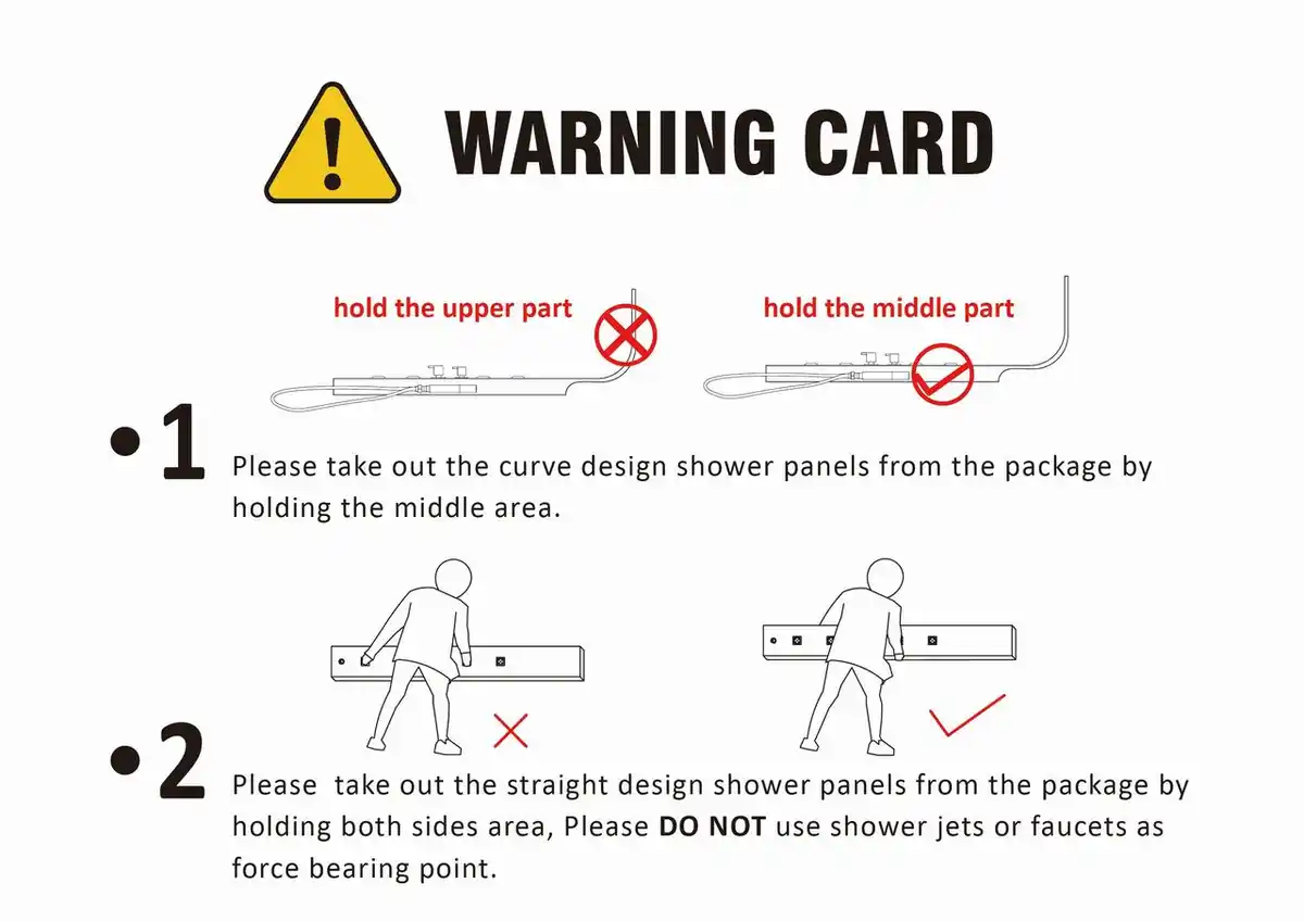 Bild 4 von Wellness-Duschsäule mit 4-Funktionen - 160x20cm