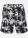 Bild 2 von Herren Badehose mit Print Schwarz