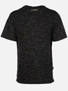 Herren T-Shirt mit Brusttasche Schwarz