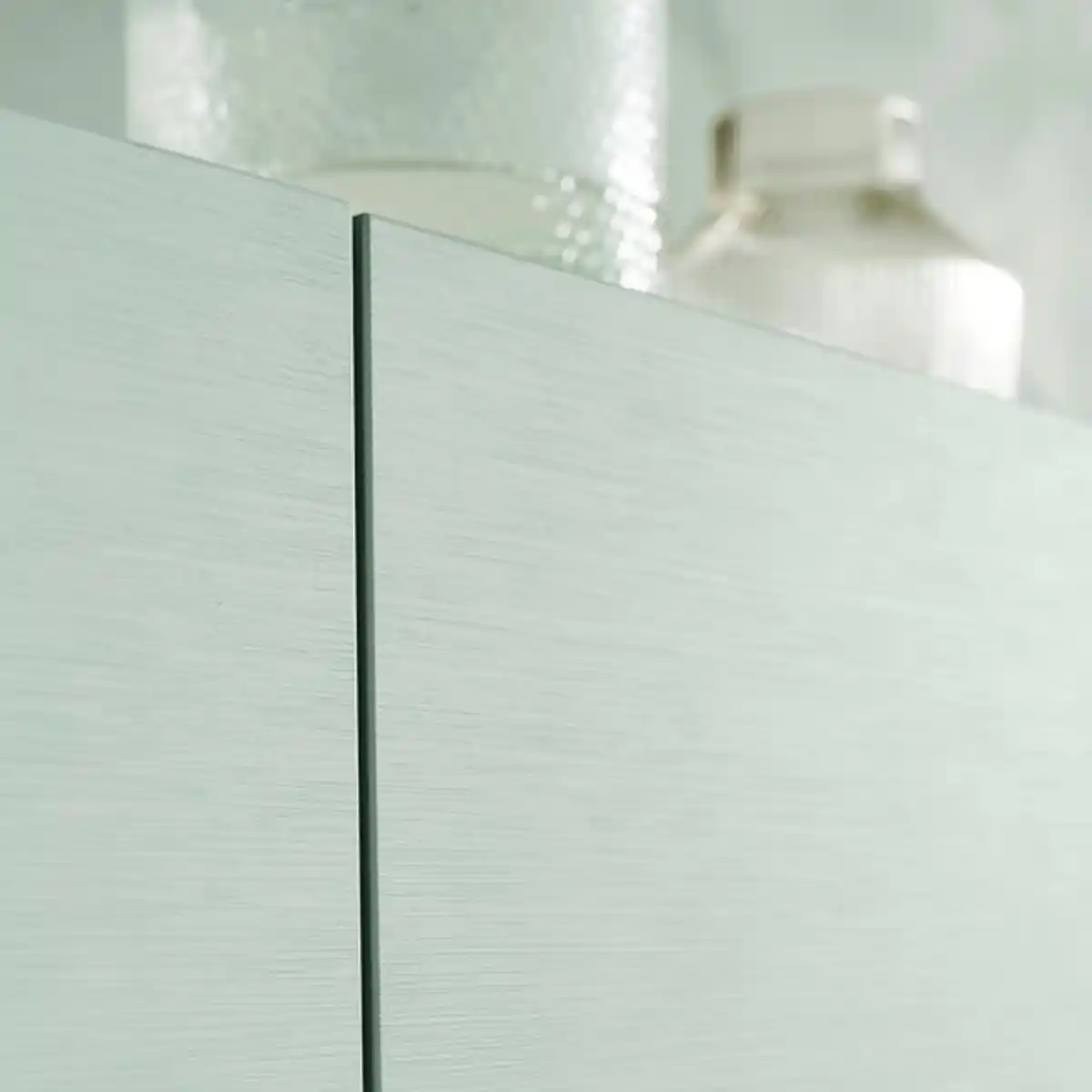 Bild 3 von HJORTVIKEN Tür, blasses Graugrün, 60x64 cm