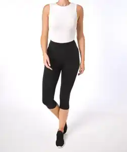 Leggings in Caprilänge, schwarz
