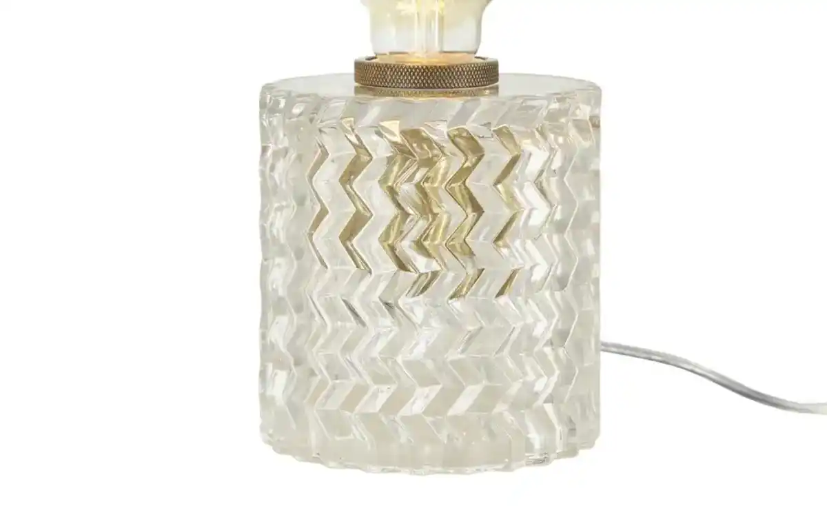 Bild 2 von levelone Tischleuchte, 1-flammig, Glas in Wellen-Optik