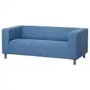 Bild 2 von KLIPPAN Bezug 2er-Sofa, hellblau