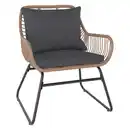 Bild 3 von Balkonmöbel-Set Willmar 3-teilig Polyrattan Beige