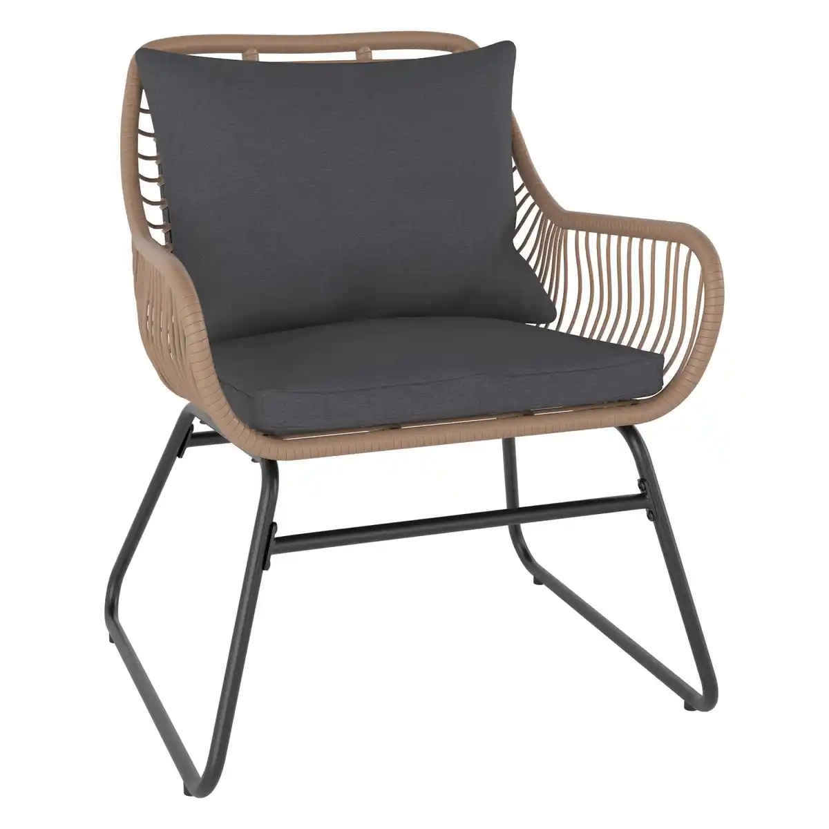 Bild 3 von Balkonmöbel-Set Willmar 3-teilig Polyrattan Beige